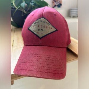 Red Patagonia snap back